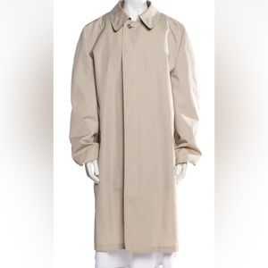 ⭐️Vintage⭐️LONDON FOG Tan Single Breasted Long Trench Coat w/Removeable Lining